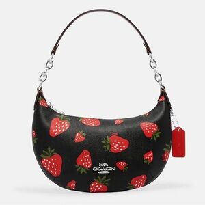 Coach strawberry baguette purse